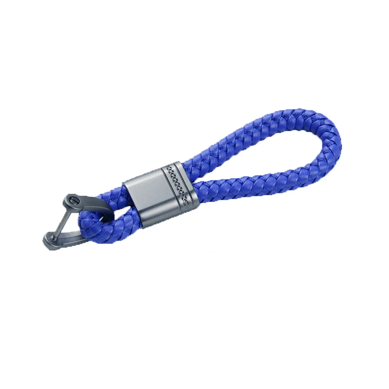 

10.5cm Universal Car Key Bag Accessories Fashion Braided Rope Dumb Gun Printing Car Keychain for Mercedes-Benz for BMW for Audi