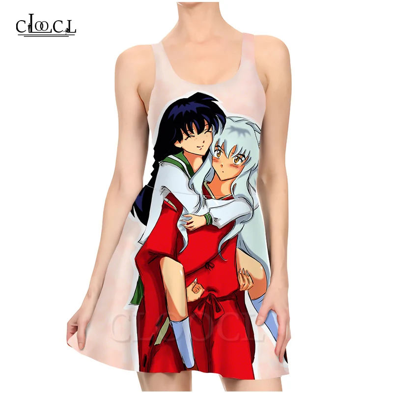 CLOOCL японское аниме инуяся 3D принт женское повседневное модное сексуальное