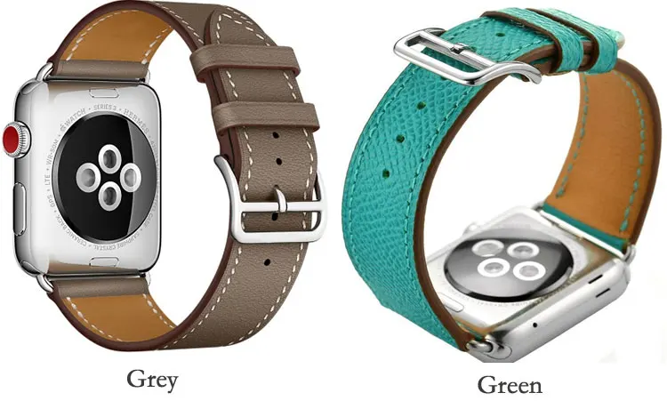 Для Apple Watch Series 4 5 40 мм 44 мм ремешок из натуральной кожи для часов herm Apple Watch Band Series 1 2 3 Ремешки для наручных часов браслет