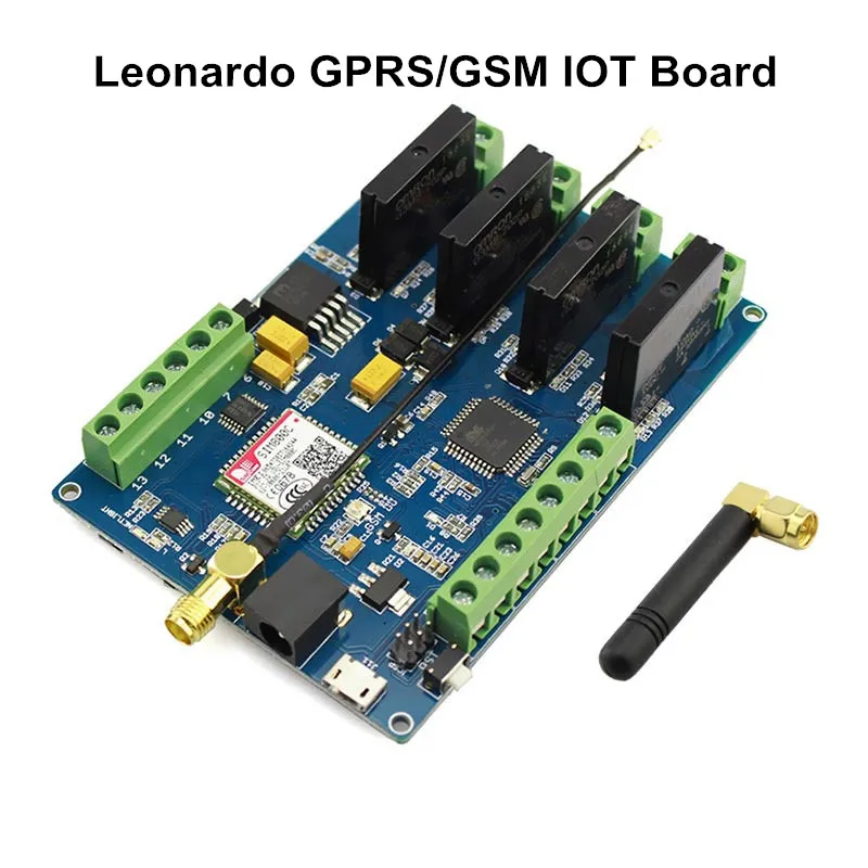 Elecrow Леонардо GPRS GSM IOT доска с SIM800C реле Беспроводной проектов DIY Kit интегрированы 8