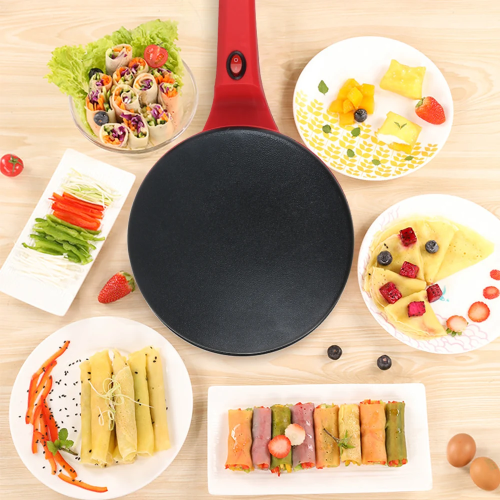 220 В Яйцо инструмент антипригарная электрическая для блинов пиццы изготовления