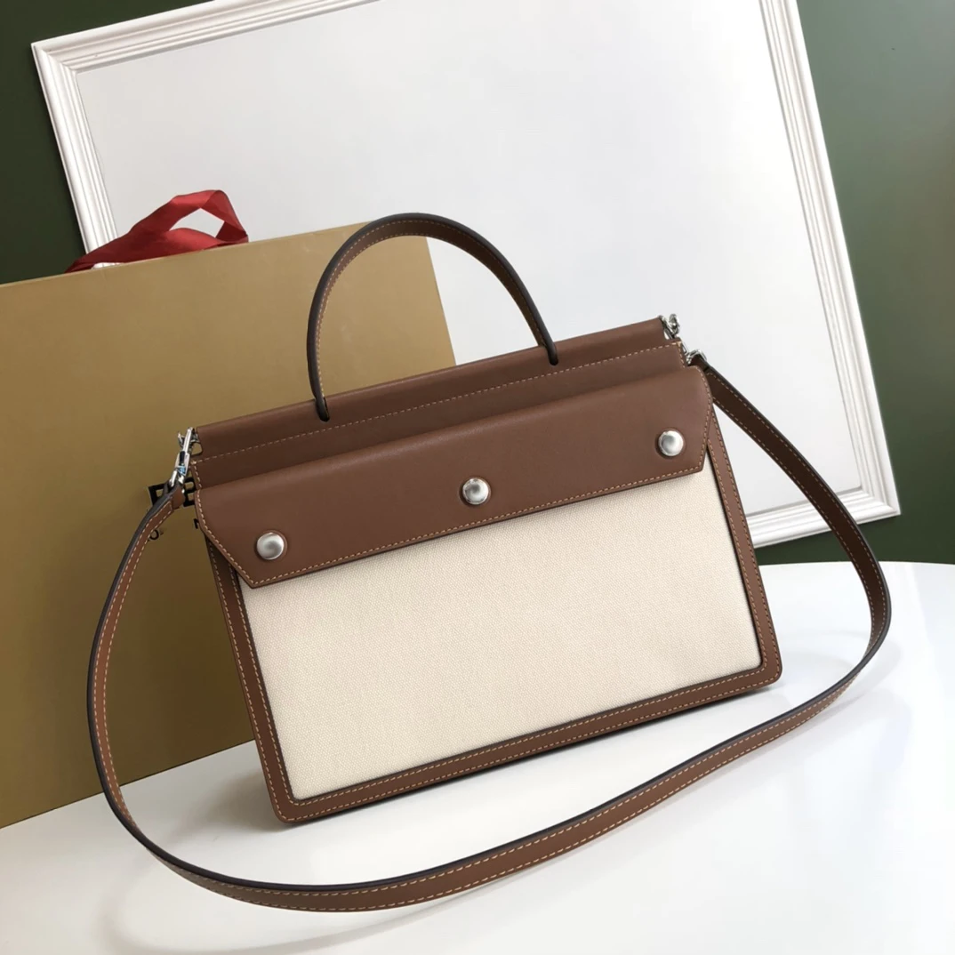 

2021 Fashionable luxury canvas handbag lady's shoulder bag simple letter handbag leather lady handbag weekend bag