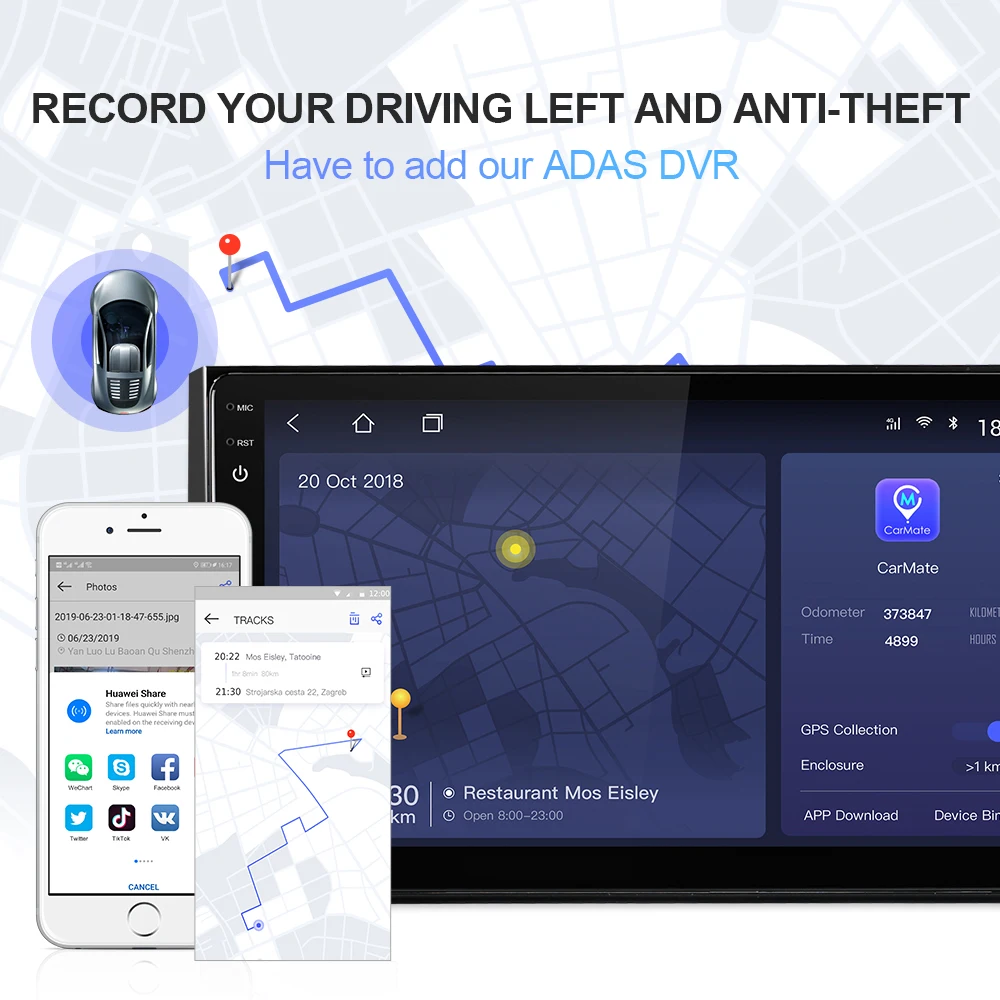 Автомагнитола Isudar H53 4G Android 8 ядер ОЗУ 4 Гб ПЗУ 64 ГБ камера DVR DSP для Skoda Kodiaq 2017 2018 2019 |
