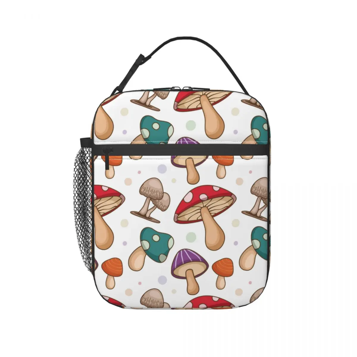 

Fresh Keeping Lunch Bag Colorful Mushroom Pattern Cooler Bag for Drinking Insulation Thermal Bag Insulation Ice Pack