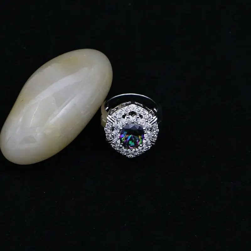 Мистик Радуга Кубический Цирконий ювелирные наборы