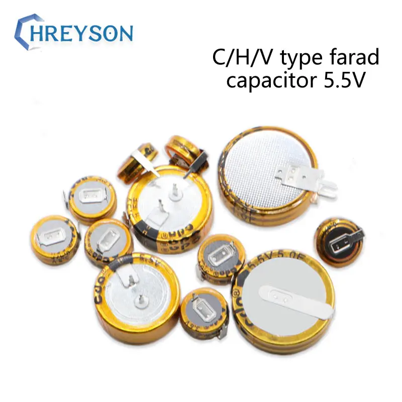 Фарадный конденсатор с алюминиевой крышкой 5 v 0 1/0 33/0 47/1 5/1 0/4 0/5 0/F C/V/H Тип двойной