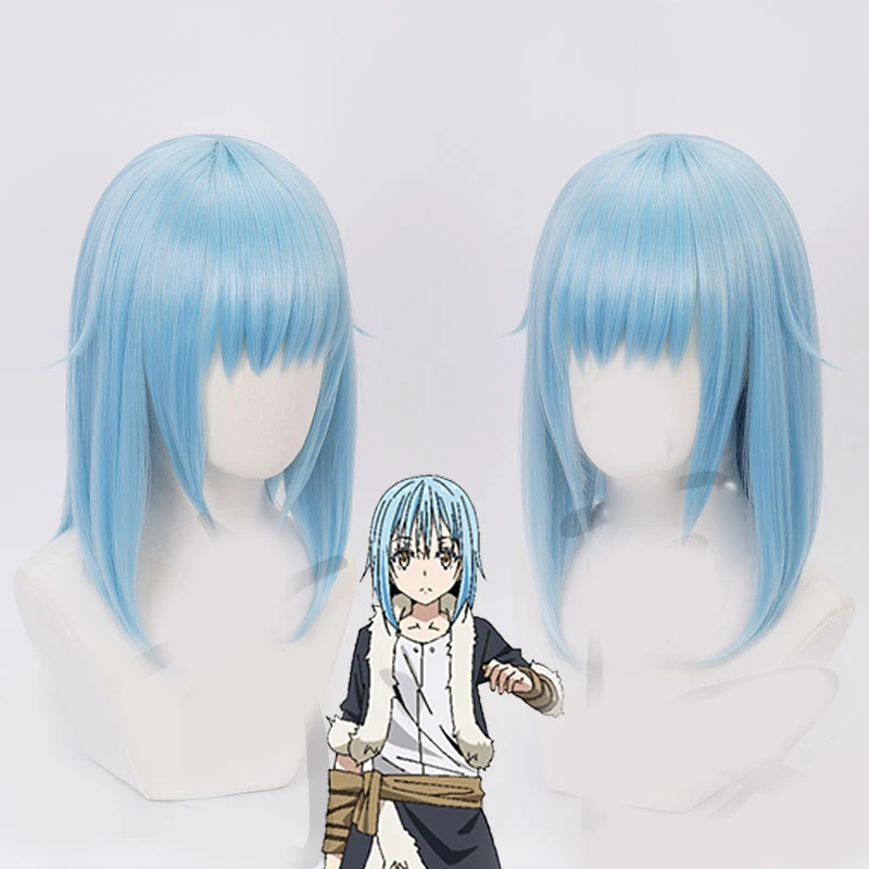 Аниме Косплей Prop That Time I Got Reincarnated как слизи Rimuru буря парик синтетические волосы