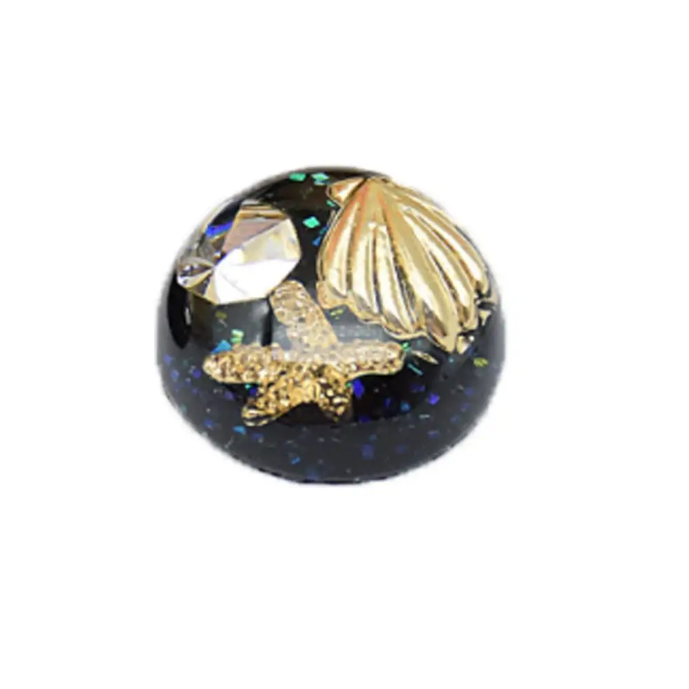 

Dollhouse Starfish Flatback Round Resin Cabochons 18mm Pendant Smooth Jewelry Handmade Inlaid Round Face Metal Acce DIY