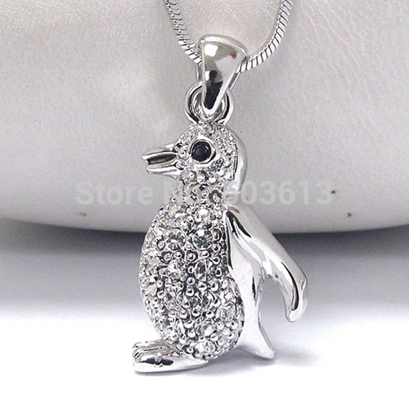 Цепочка с подвеской в виде пингвина 3 5 см|pendant necklace|chain pendantsnake chain necklace |
