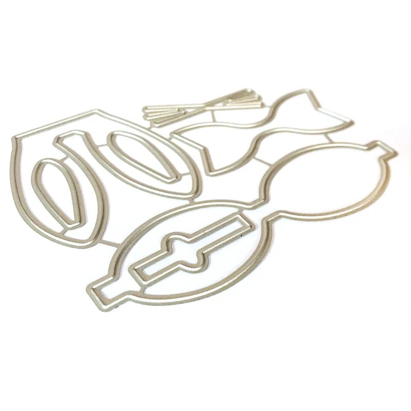 Милые металлические режущие штампы с кроликом для рукоделия скрапбукинга