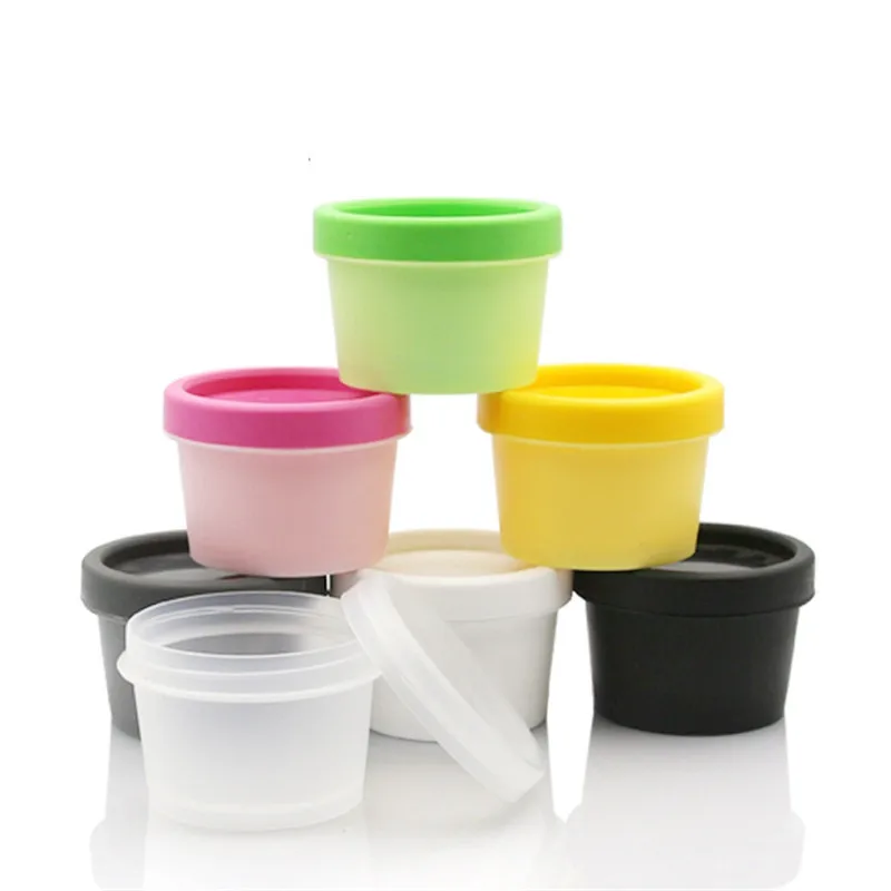 

Free Ship 30Pcs colorful 50ml 50g PP Plastic Empty Makeup Cosmetic Jar, Sample Bottle Cosmetics Cream Container with Inner Lids