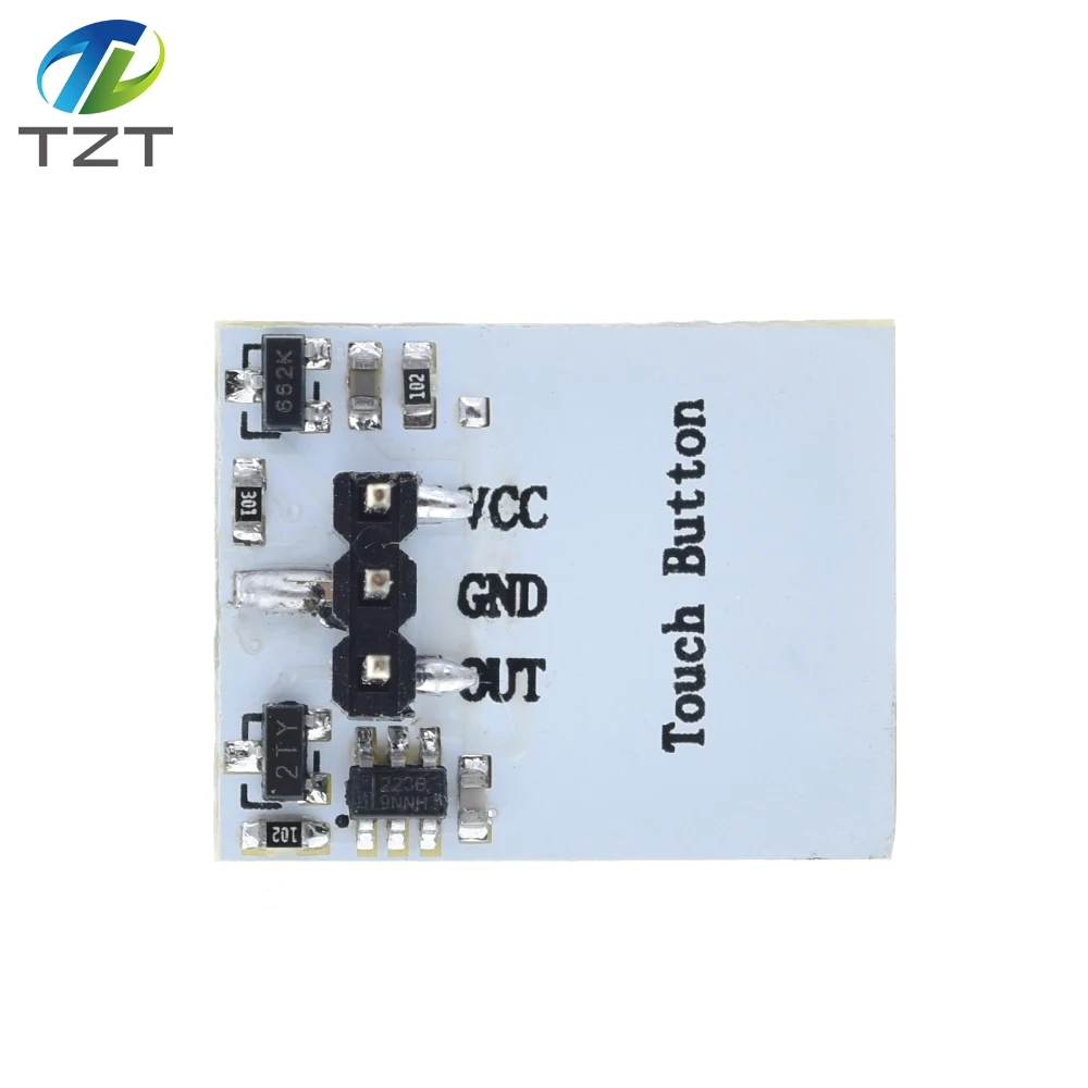 Сенсорный модуль зеленый синий красный и желтый цвета RGB емкостная кнопка