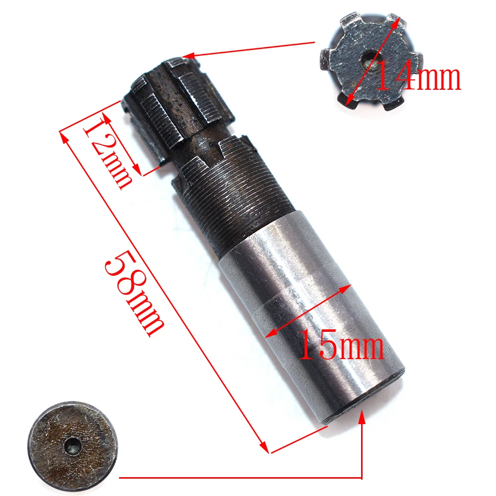 T8F цилиндр сцепления коробка передач Звездочка ось подходит 33cc 43cc 49cc двигатель 11