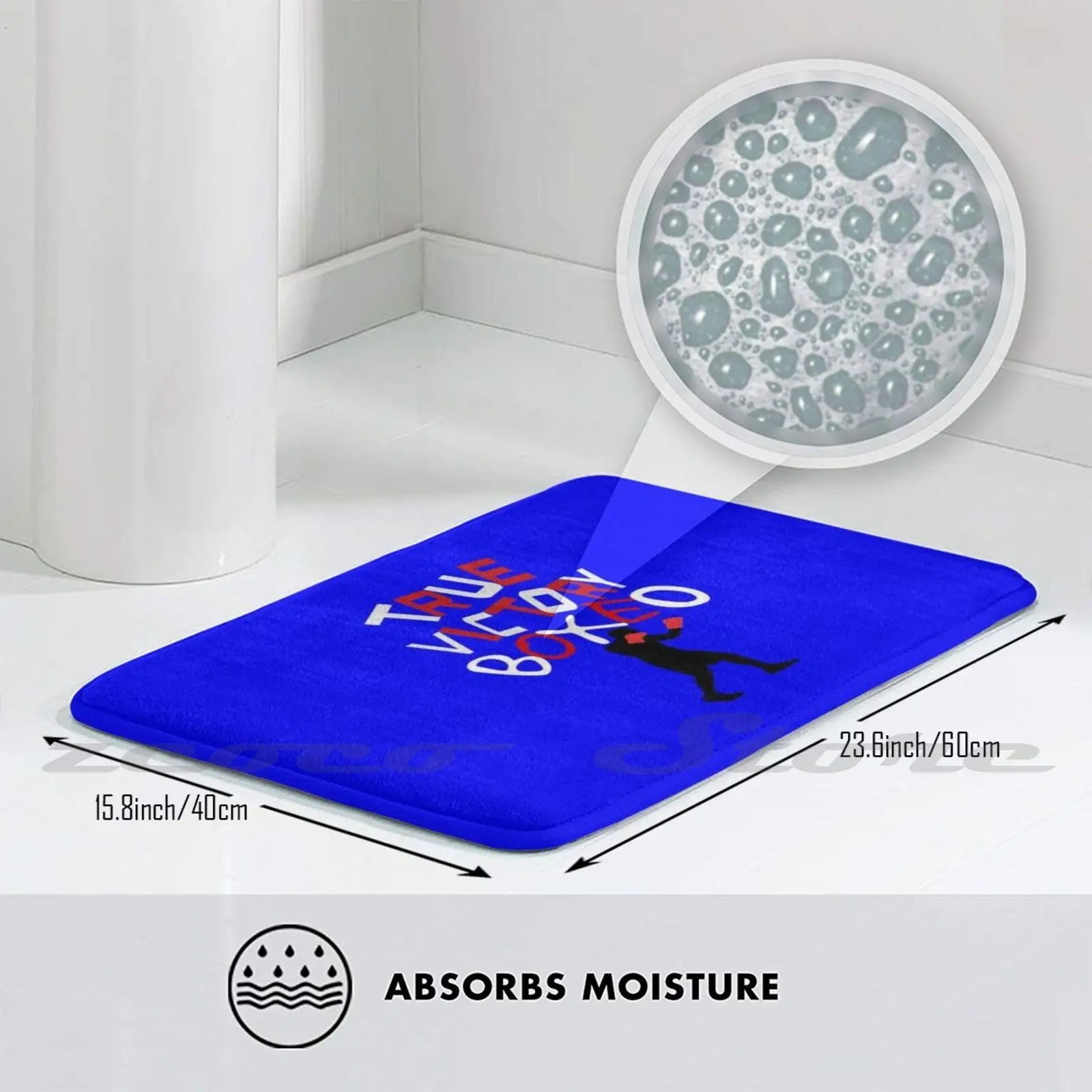 Коврик для настоящего бокса нескользящий коврик впитывания воды двери готовый к