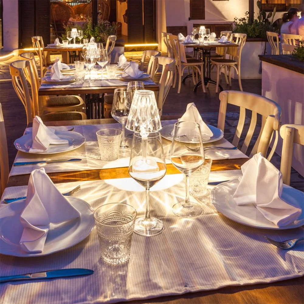 Алмазная настольная лампа декоративные акриловые светильники с кристаллами USB