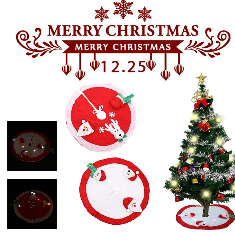 Santa Claus Christmas Tree Skirt Stands Ornaments Xmas Party Decoration JJ ！ | Дом и сад