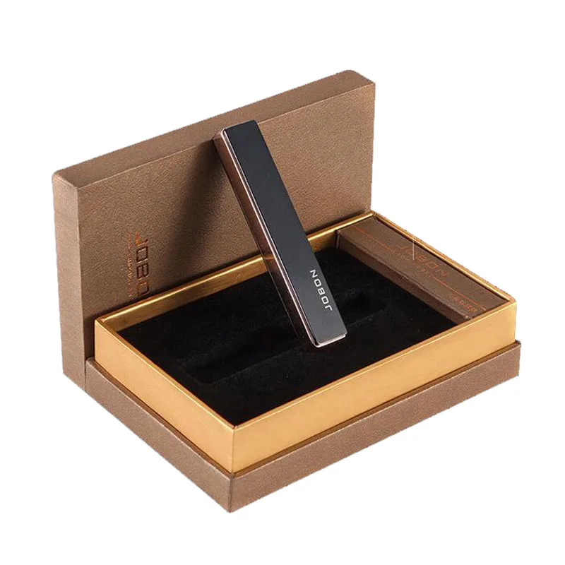 JOBON ветрозащитная электронная импульсная USB перезаряжаемая сенсорная