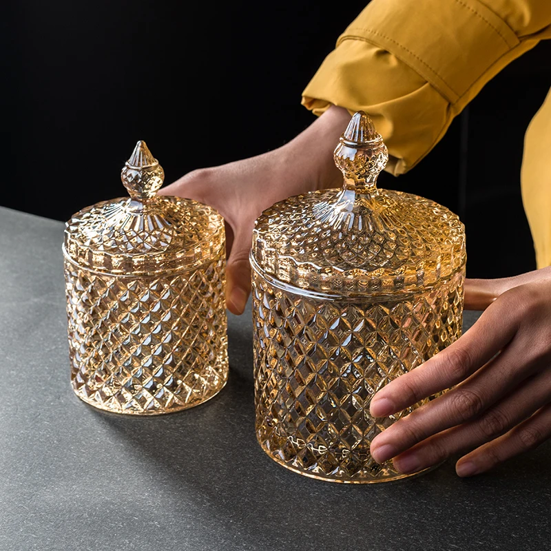 Европейские стеклянные банки с крышкой кухонные бутылки для хранения продуктов