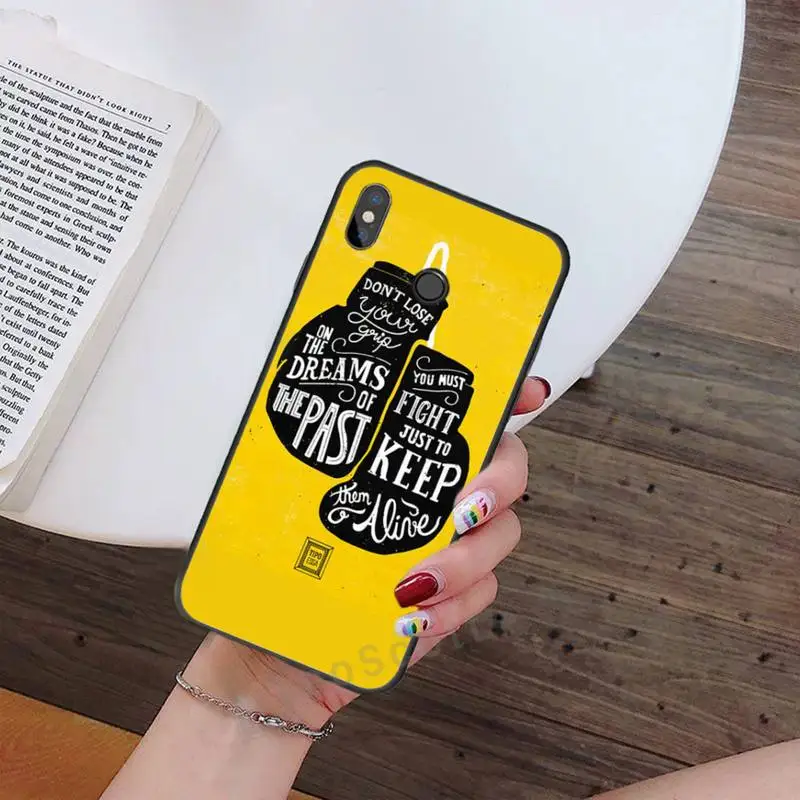 

Sports Boxing Gloves Phone Case For Xiaomi Redmi note 7 8 9 t max3 s 10 pro lite Luxury brand shell funda coque