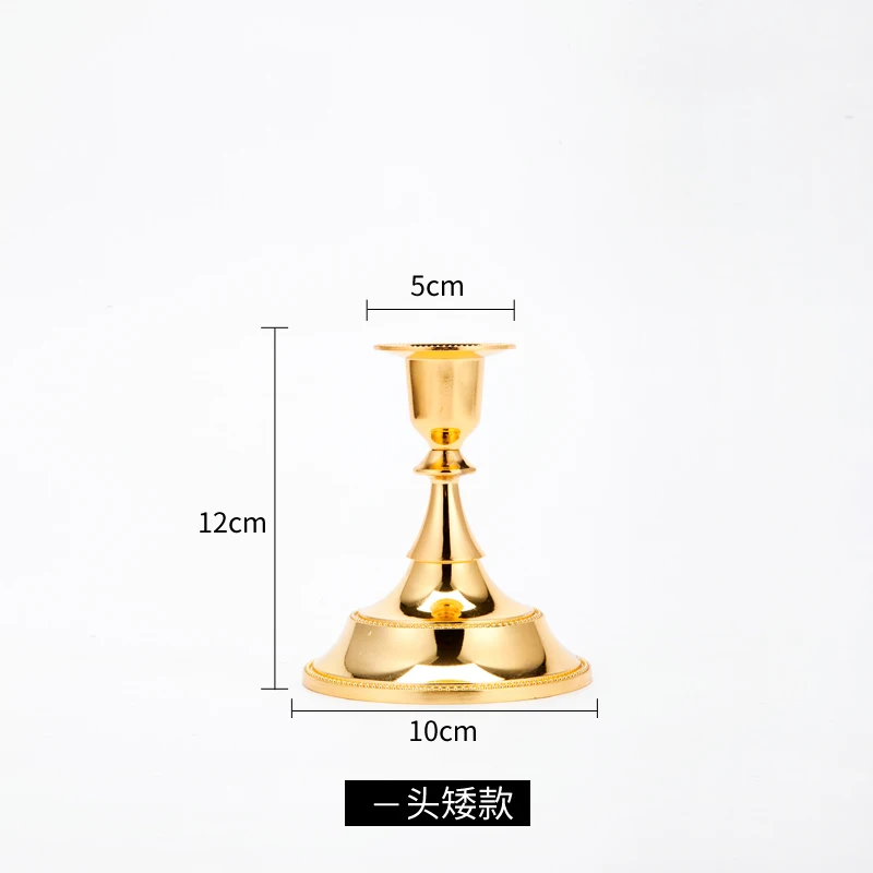 Золотой металический подсвечник с роскошный свадебный стол высокие центральные