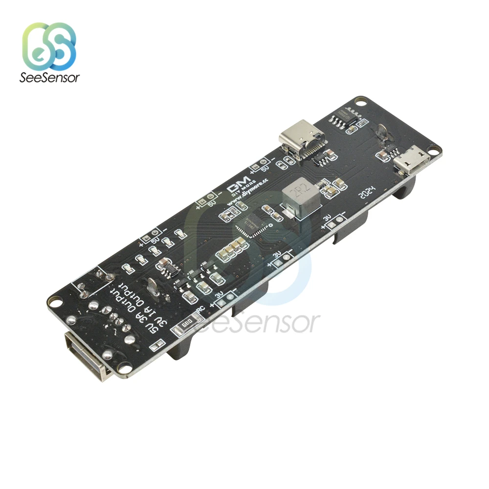 18650 плата для зарядки аккумулятора V3 ESP32 ESP32S Wemos Raspberry Pi Micro USB порт Type A 0.5A