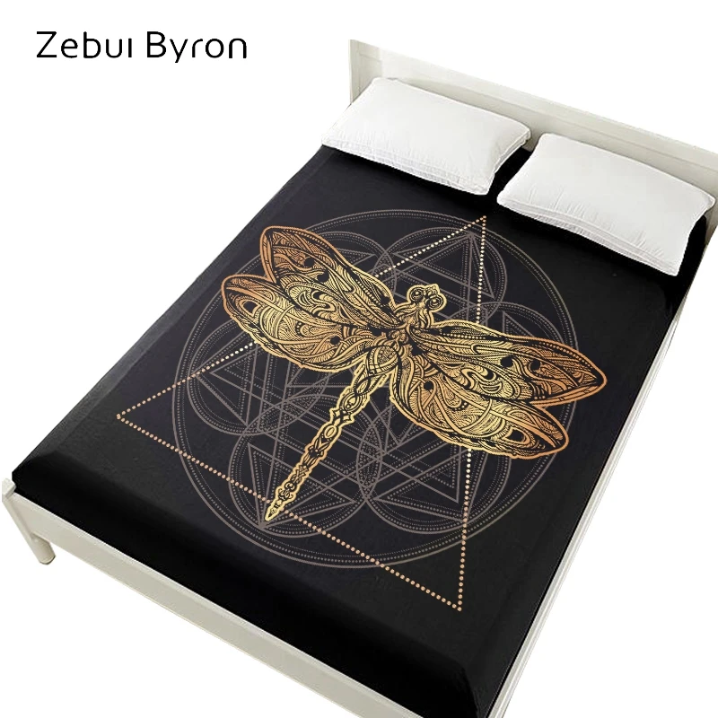 3D простыни на резинке кровать простыня 160x200 матрас для кровати. Постельное белье