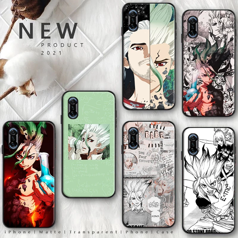 

Dr.STONE Japan Anime Phone Case For Xiaomi POCO M3 X3 Pro X3 GT NFC F3 GT Funda Coque Carcasa Cases Back Cover TPU Retro World