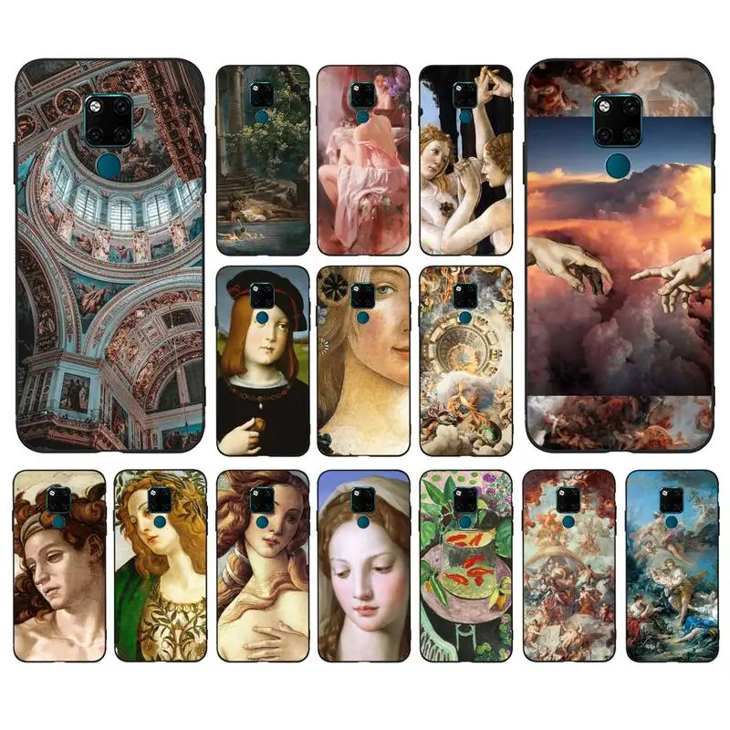 

Babaite Renaissance Art Painting Phone Case for Huawei Mate 20 10 9 40 30 lite pro X Nova 2 3i 7se