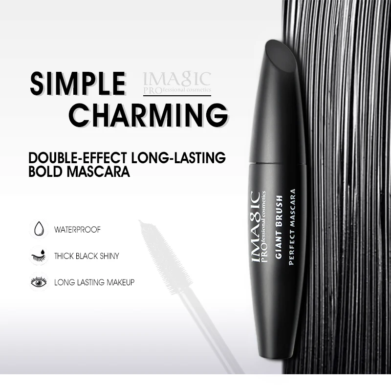 IMAGIC beauty косметический макияж черная завивка водостойкая Удлиняющая Тушь для ресниц Макияж