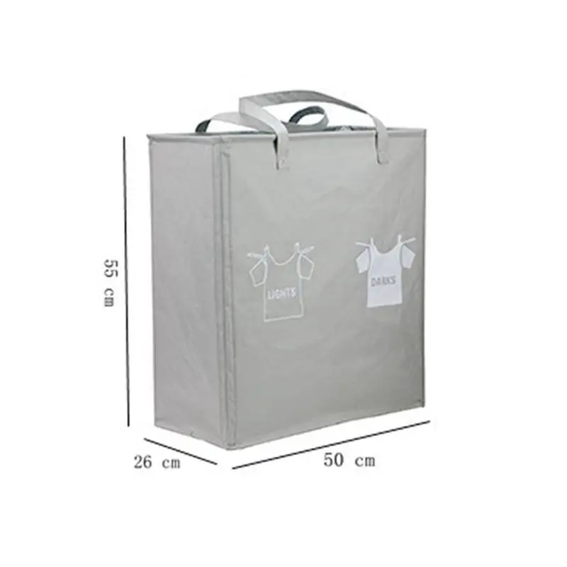 

Oxford Double Lattice Laundry Basket Household Folding Laundry Bag