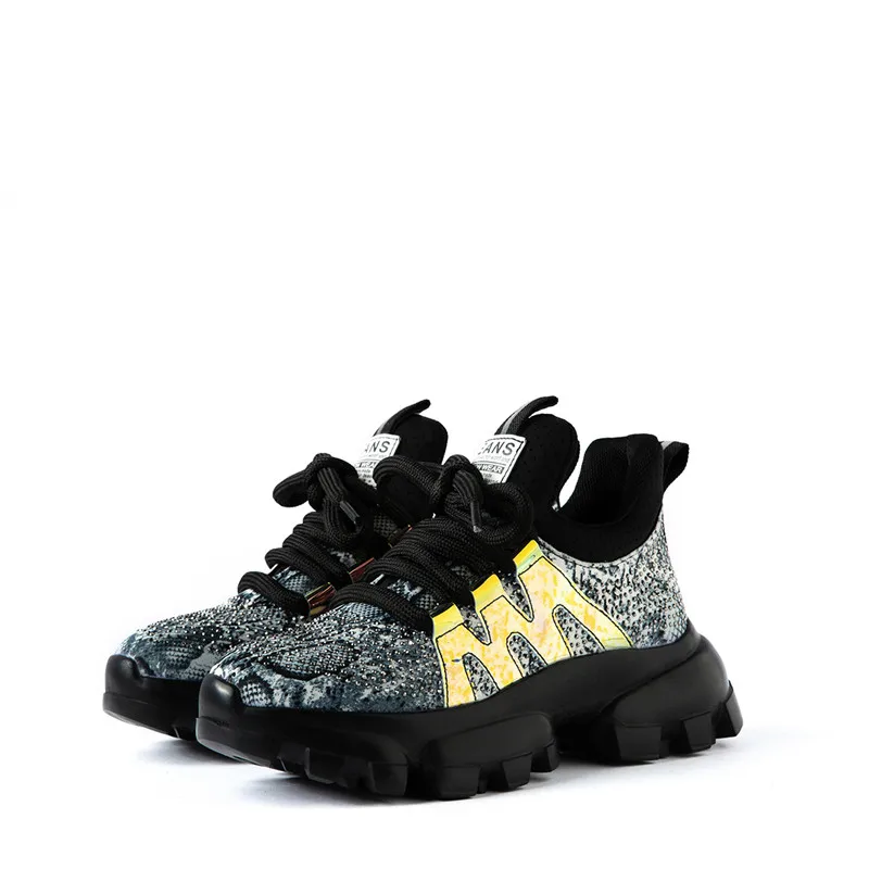 FEDONAS Brand Women Crystal Decoration Genuine Leather Sneakers Top Quality Flats Platform Casual Shoes Woman New Women Flats