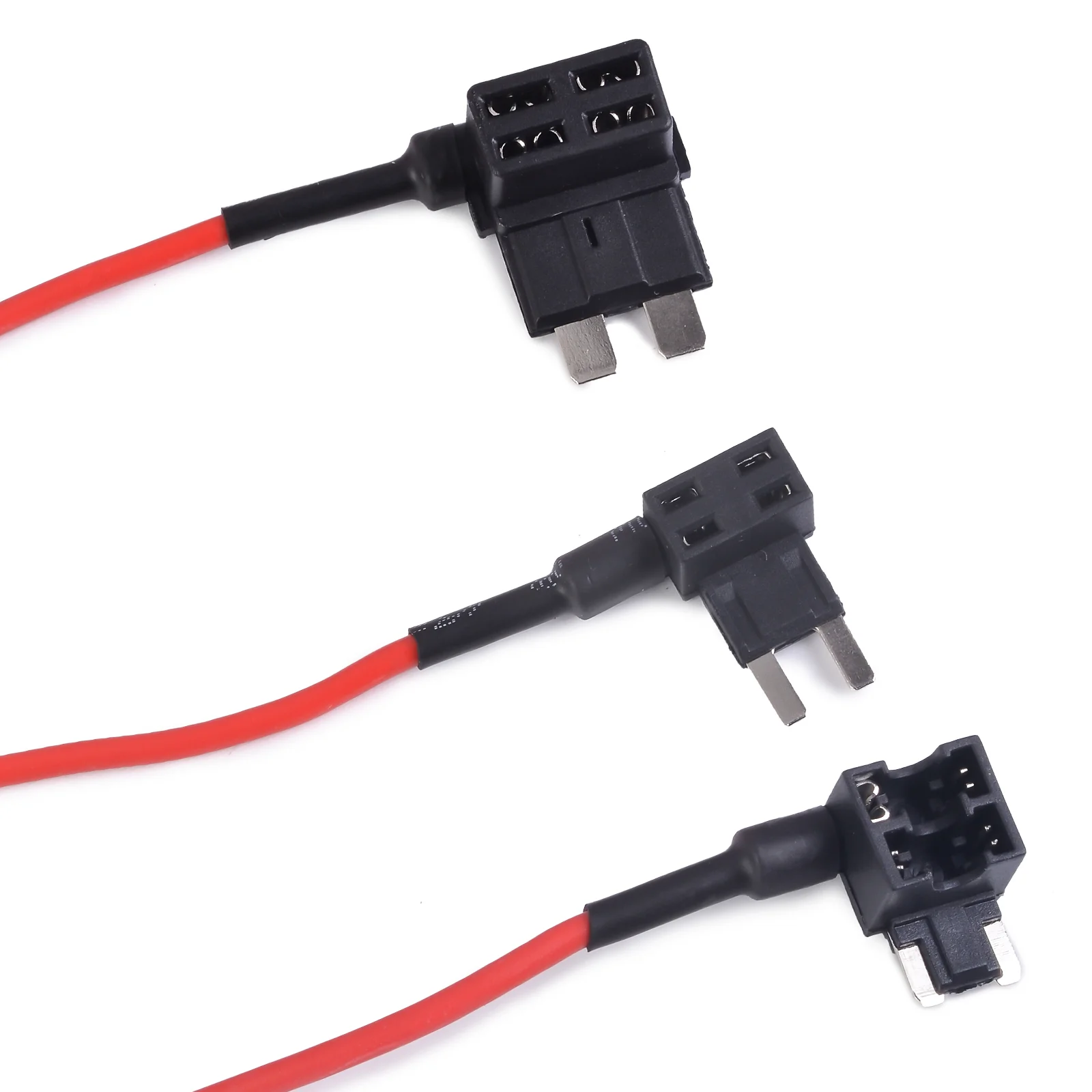 

Car Fuse Splitter Fuse Holder For Autp Adapter 12V Add a Circuit Piggy Back Fuse TAP Adapter 3 Size Car Accessories