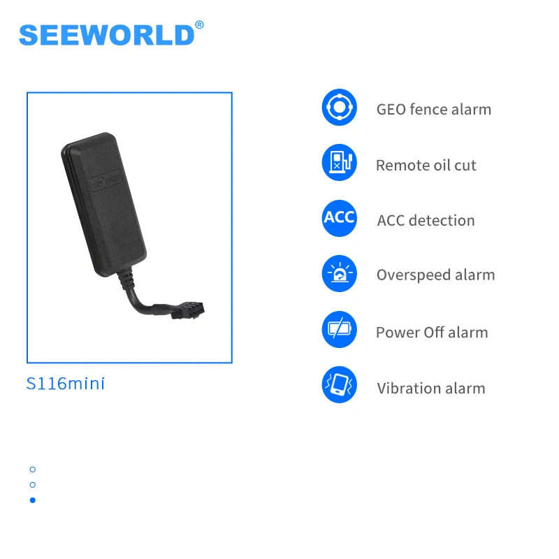 SEEWORLD мини gps чип слежения для мотоцикла/автомобиля/e bike/такси противоугонное