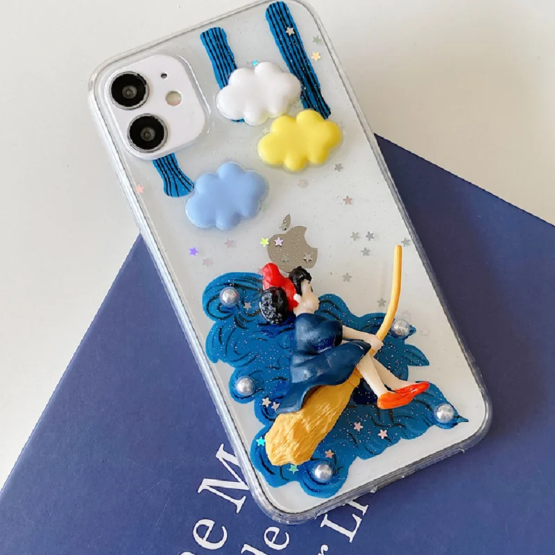 Высококачественный защитный чехол для Oppo a91 синий 3D ведьма колдунья Reno3/reno4pro