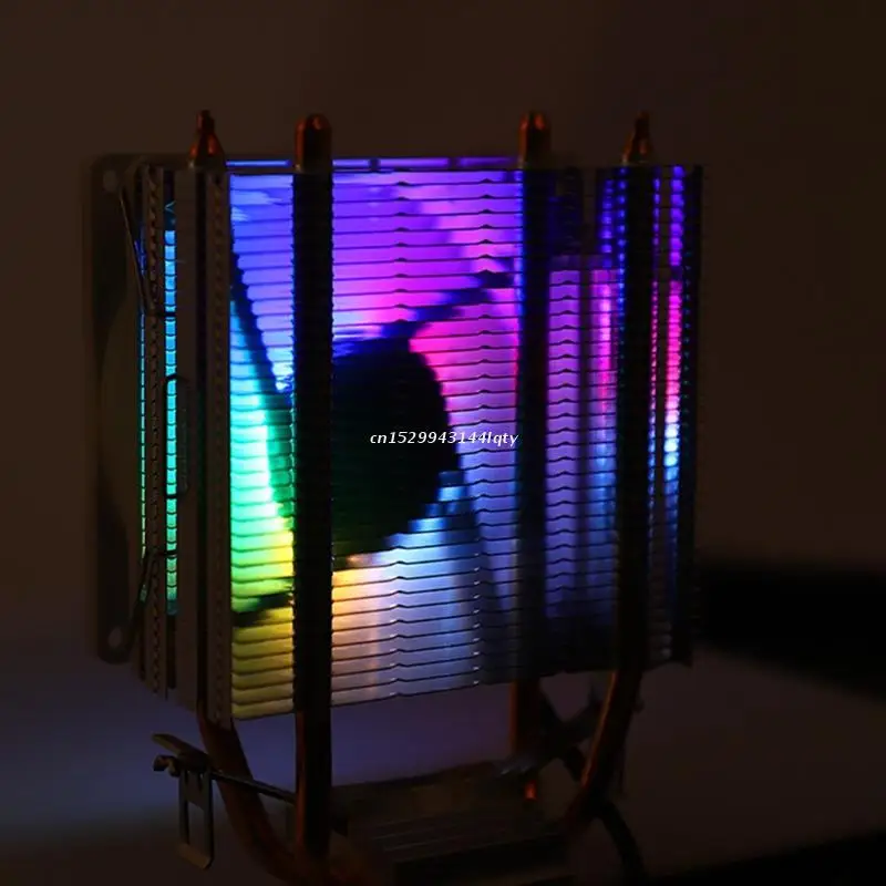 Кулер для процессора тихий охлаждающий кулер ПК 12 В-3 контакта 2 тепловые трубки |