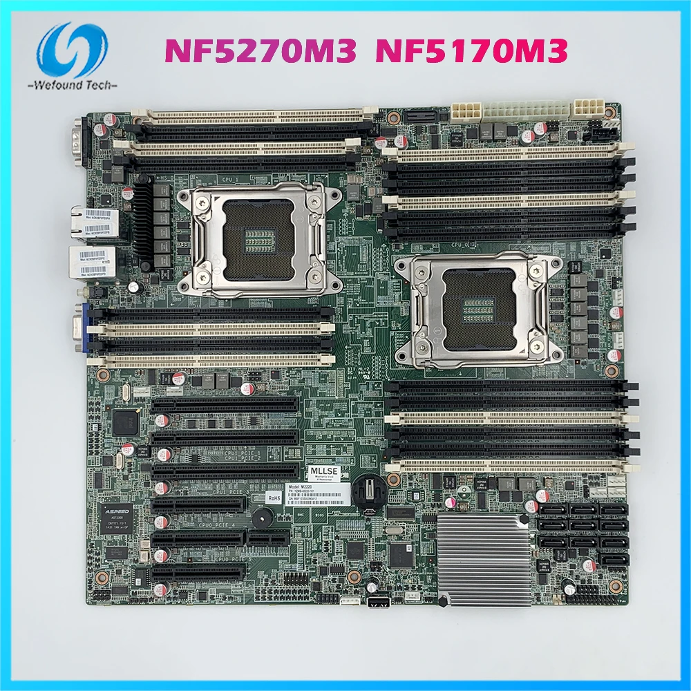 Billig Original Zwei-Weg Server Motherboard Für NF5270M3 NF5170M3 YZMB-00223-101 M2220 X79 Gute Qualität