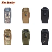 hunting bags 1000d nylon outdoor pouch tactical sports molle radio walkie talkie holder bag magazine mag pouch pocket