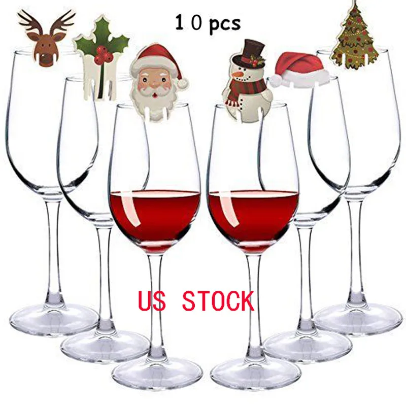 10 шт./партия рождественские украшения для домашнего стола Место карты