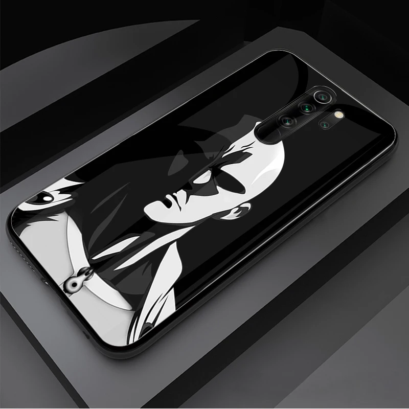 Сайтама из аниме Ванпанчмен чехол закаленного стекла для телефона Xiaomi Redmi Note 5 6 7 8