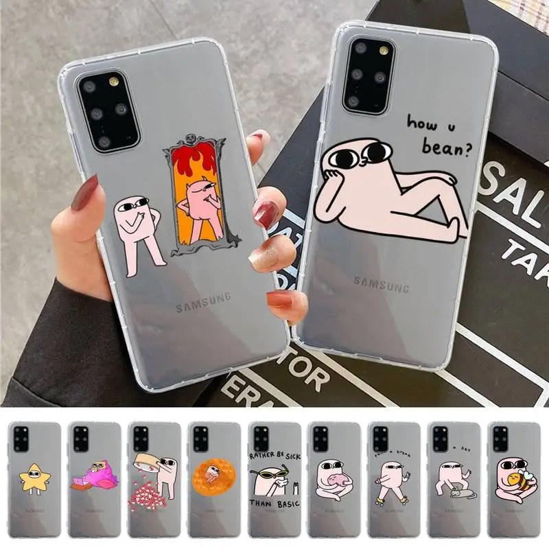 

Pink Cartoon Funny big eyes ketnipz Phone Case For Samsung A 10 20 30 50s 70 51 52 71 4g 12 31 21 31 S 20 21 plus Ultra
