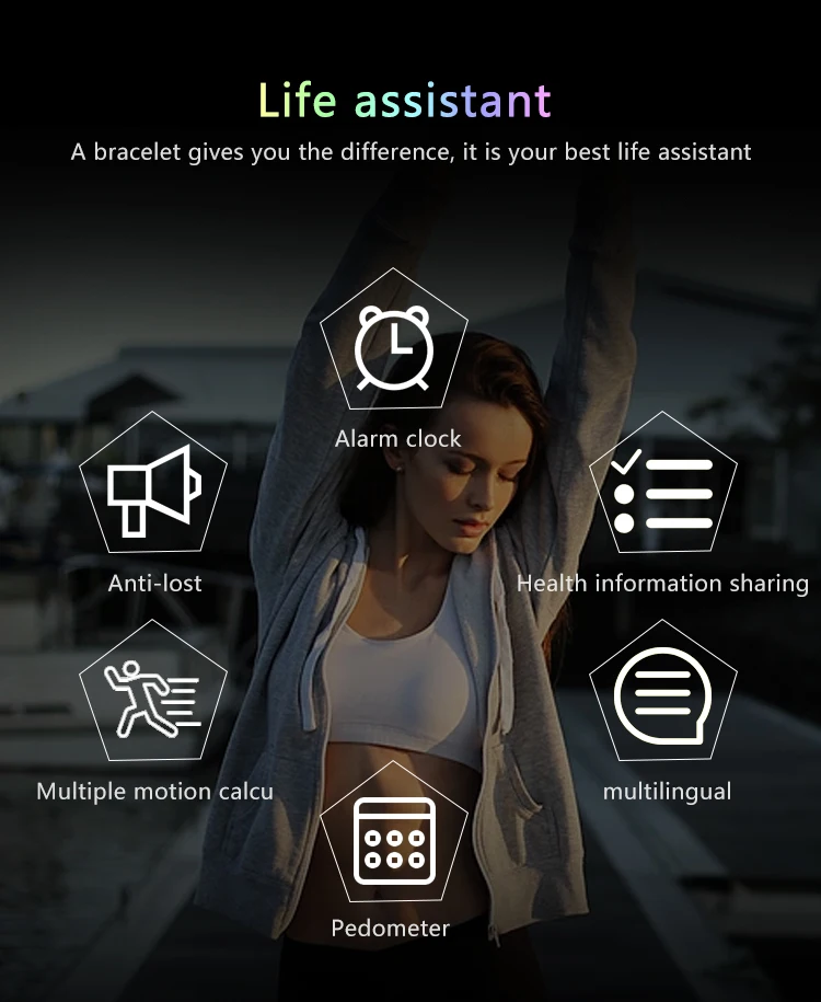 Новинка, смарт-часы с сенсорным экраном, Bluetooth, браслет, спортивная мода, фитнес, пульсометр, трекер, браслет для мужчин и женщин