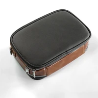 double layer storage bag large capacity carrying case for headphone music player accessories