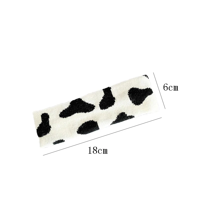 

Women Headband Zebra Pattern Headwear Wide Turban Wool Sport Yoga Hairband Stretch Headband Headwrap Hair Accessories