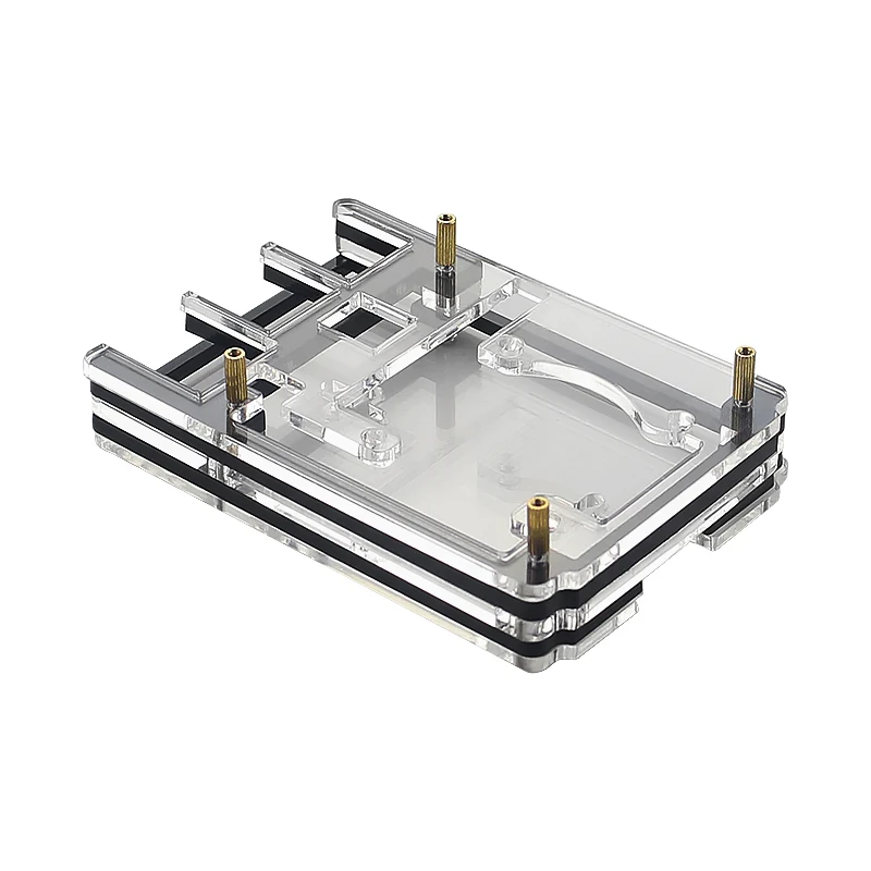 Raspberry Pi 4 Ice Tower охлаждающий вентилятор Супер рассеивание тепла 7 цветов светильник+ акриловый чехол для Raspberry Pi 4B