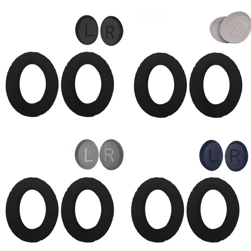 

High Quality Earpads for Bose QC15 Velvet Earpads Cover QC35 Earmuffs QC25 Sponge Cover Head-mounted Soundtrue Earmuffs