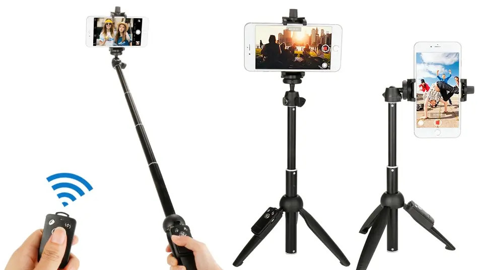 Беспроводной мини 3 в 1 Bluetooth селфи палка штатив монопод для iPhone Xs MAx X Andriod IOS для Gopro Hero 7 6 Yi Cam для DJI