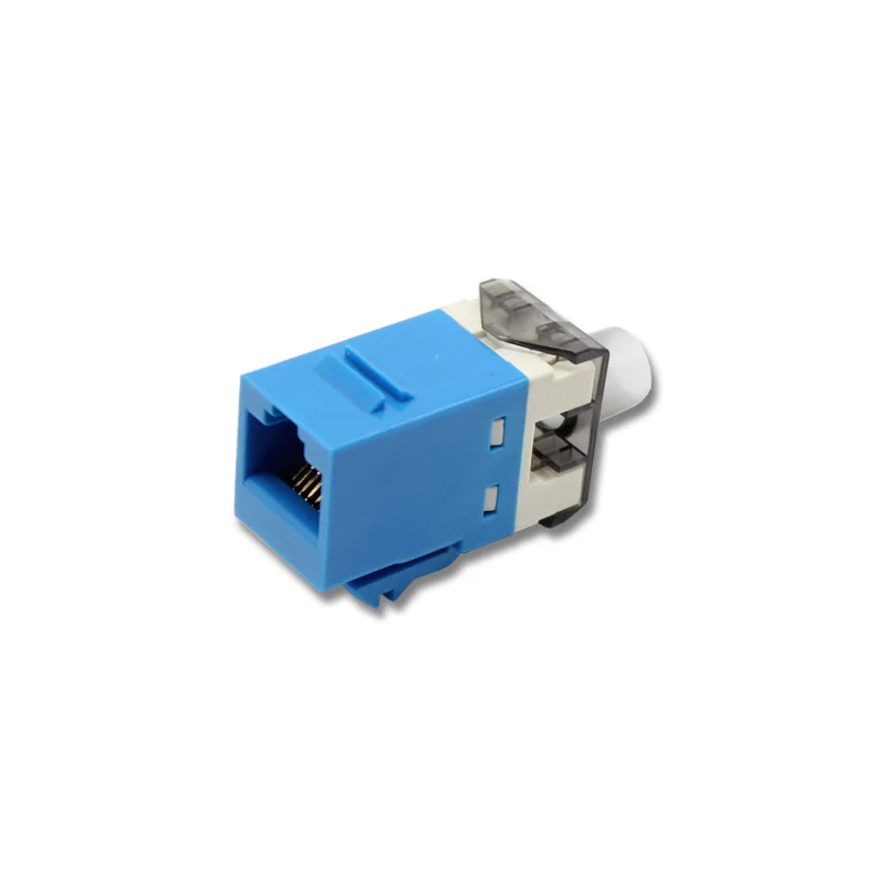 

Cat6 Keystone Connector Network Module Gigabit CAT 6 Unshielded 180 Degree Free Tool Tooless Cable Adapter