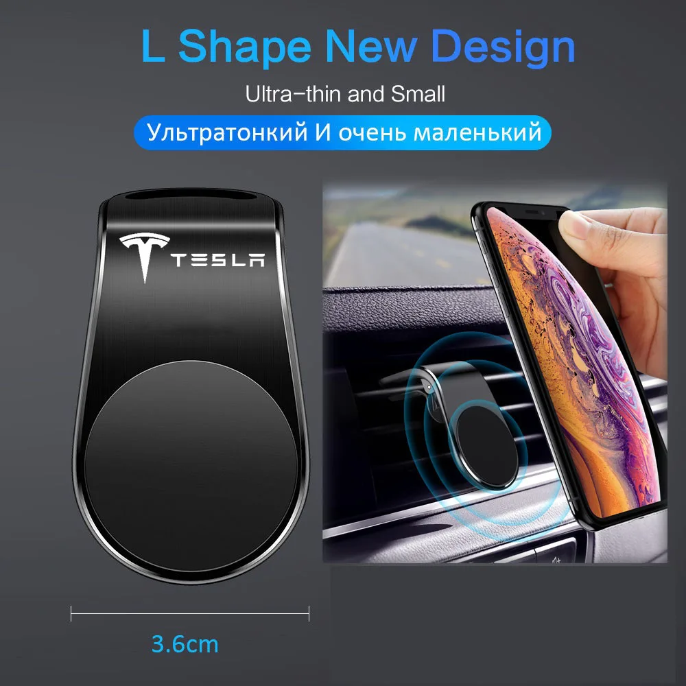 

magnetic Universal Car Phone Holder Air Vent Mount Stand Car GPS Mobile Cell Phone Holder for Tesla Model 3 Y S X accessories