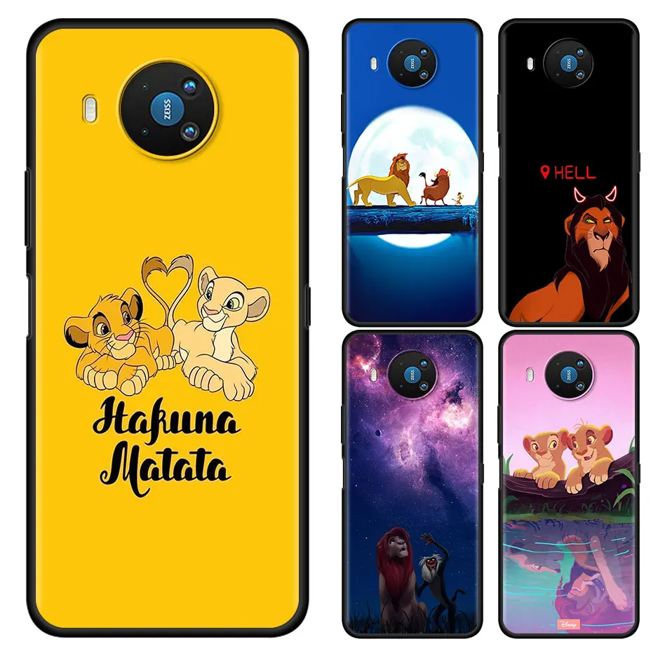 

The Lion King Luxury Case For Nokia G10 5.4 7.2 5.3 1.4 3.4 X10 8.3 5G 2.4 C20 Cover Capa Black Soft Fundas Coque