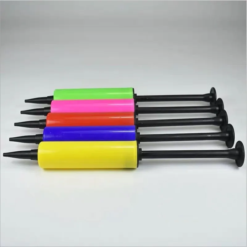 1 шт мини пластик ручной мяч вечерние воздушный насос Портативный полезные шар